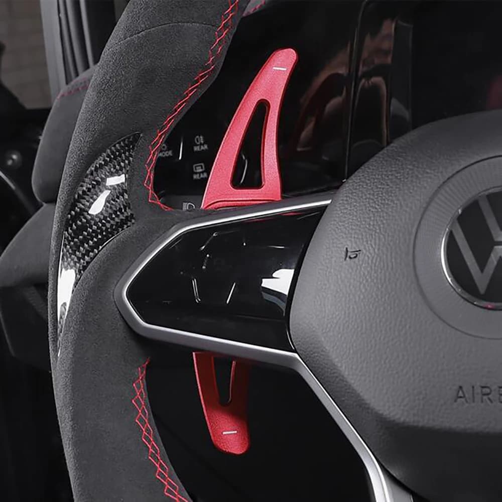 Extension de palette de changement de volant de voiture en aluminium, 2 pièces, pour VW Golf 8 MK8 R