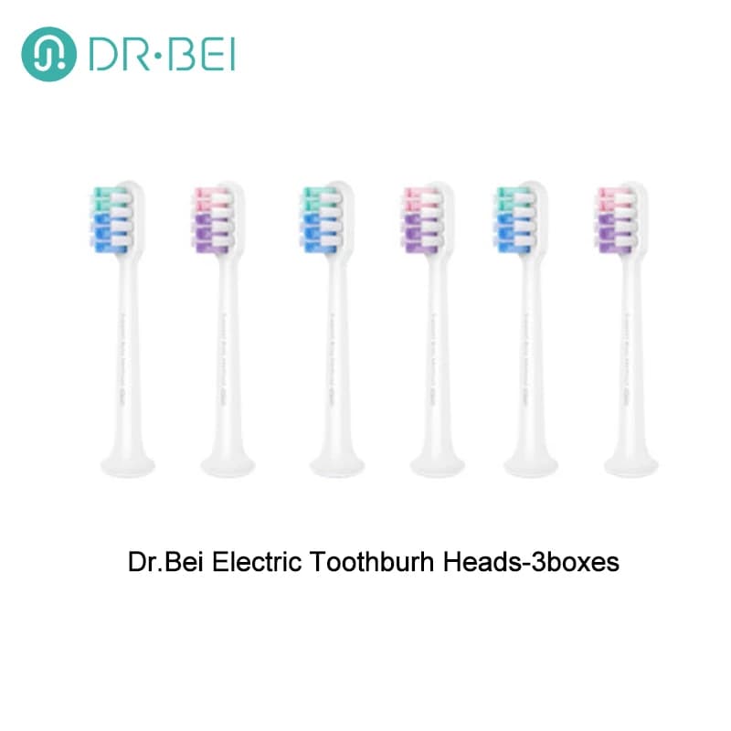DR.BEI-Têtes de brosse à dents électrique C1 d'origine, nettoyage sensible, buses à poils