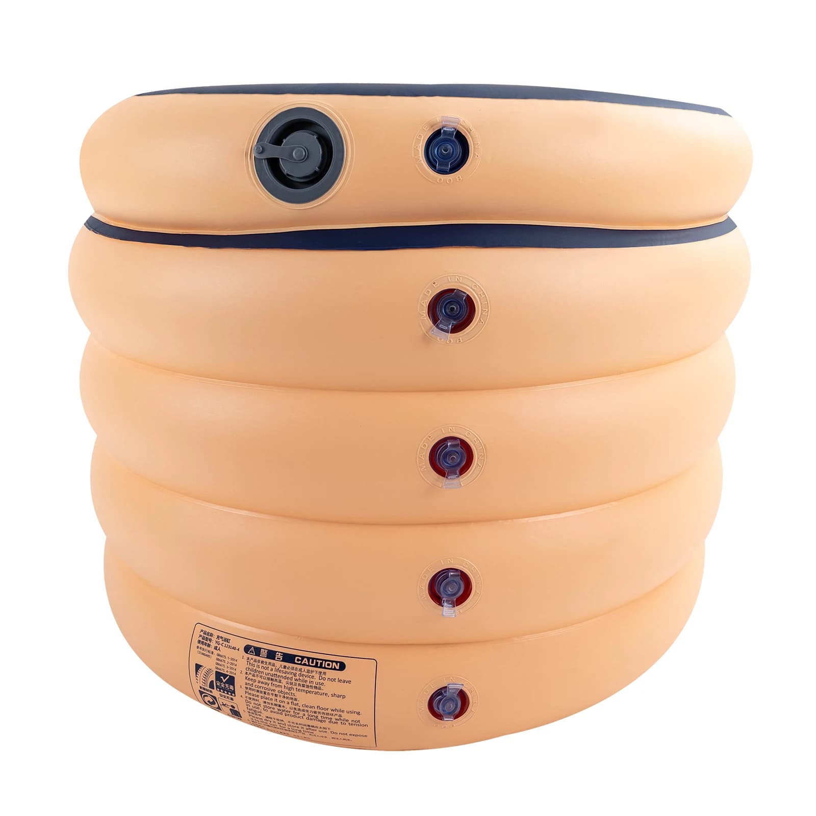 Baignoire gonflable pour adulte avec pompe à air électrique sans fil, bain d'eau chaude, bain de gla