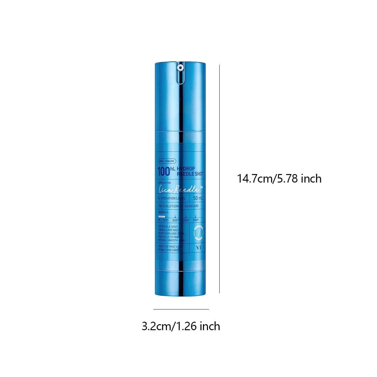 VT COSMETICS Hydrop Reedle Shot 100hL, translucide et hydratant, affinant les pores, améliorant l'éc