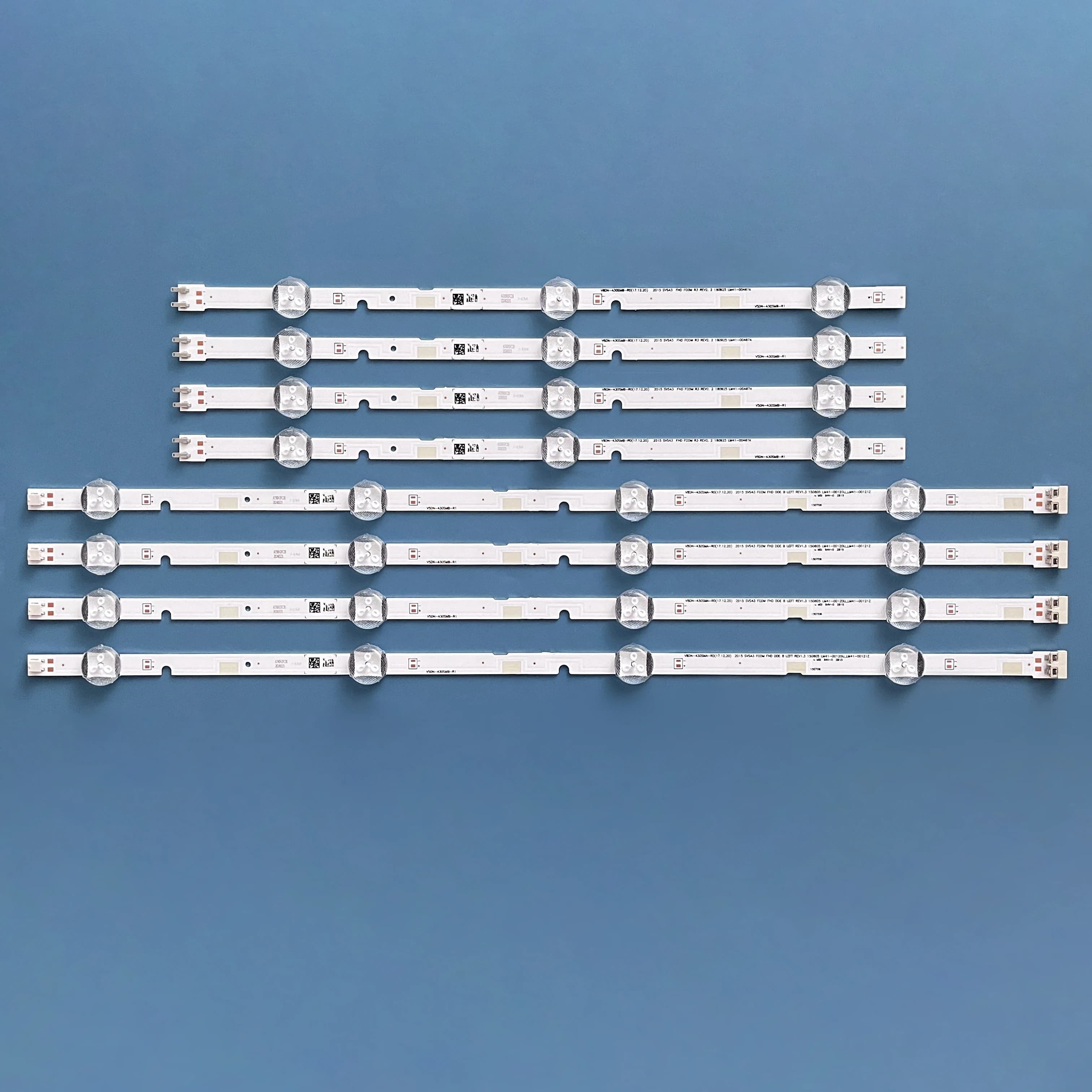 Bande de rétroéclairage LED, 7 lampes, pour Samsung 43"TV 2015 SVS43 FCOM FHD DOE B UA43J51SW UN43J5