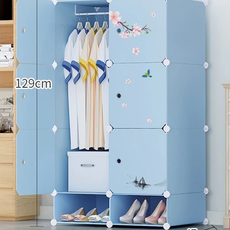 Cloisons de garde-robe simples pour maquillage, Cube pour vêtements de bébé, chambre à coucher, orga