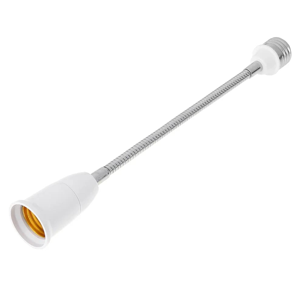 Prolongateur flexible de douille d'ampoule de base de lampe LED, convertisseur de support de lumière