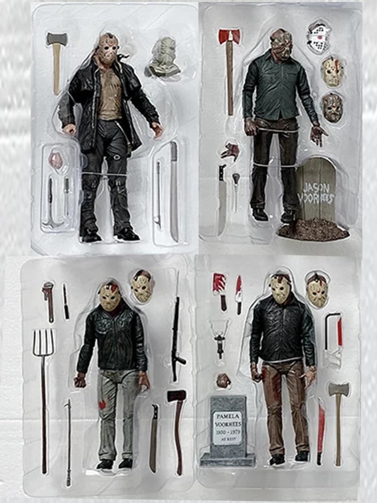 NECA vendredi le 13ème figurine jouets Freddy Jason Voorhees sang figurine d'action ultime Jason mod