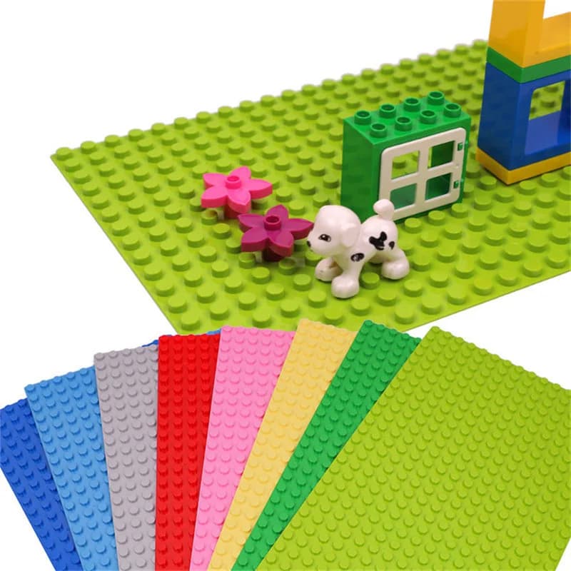 Grande plaque de base pour blocs de construction, 16x32 points, compatible avec toutes les marques, 