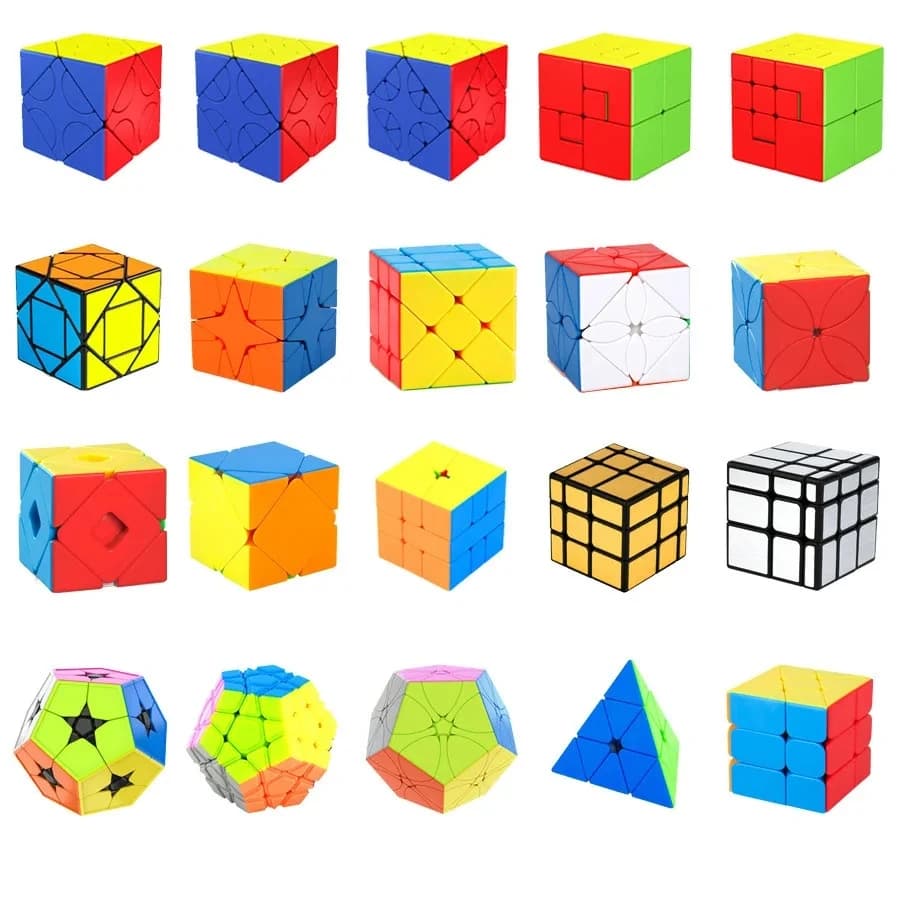 Meilong-Cube magique de la série Alien pour enfants, jouet de puzzle professionnel, cadeau pour enfa