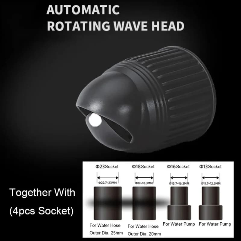 Pompe à eau rotative automatique pour aquarium, fabricant de vagues de poisson précieux, tête de sor