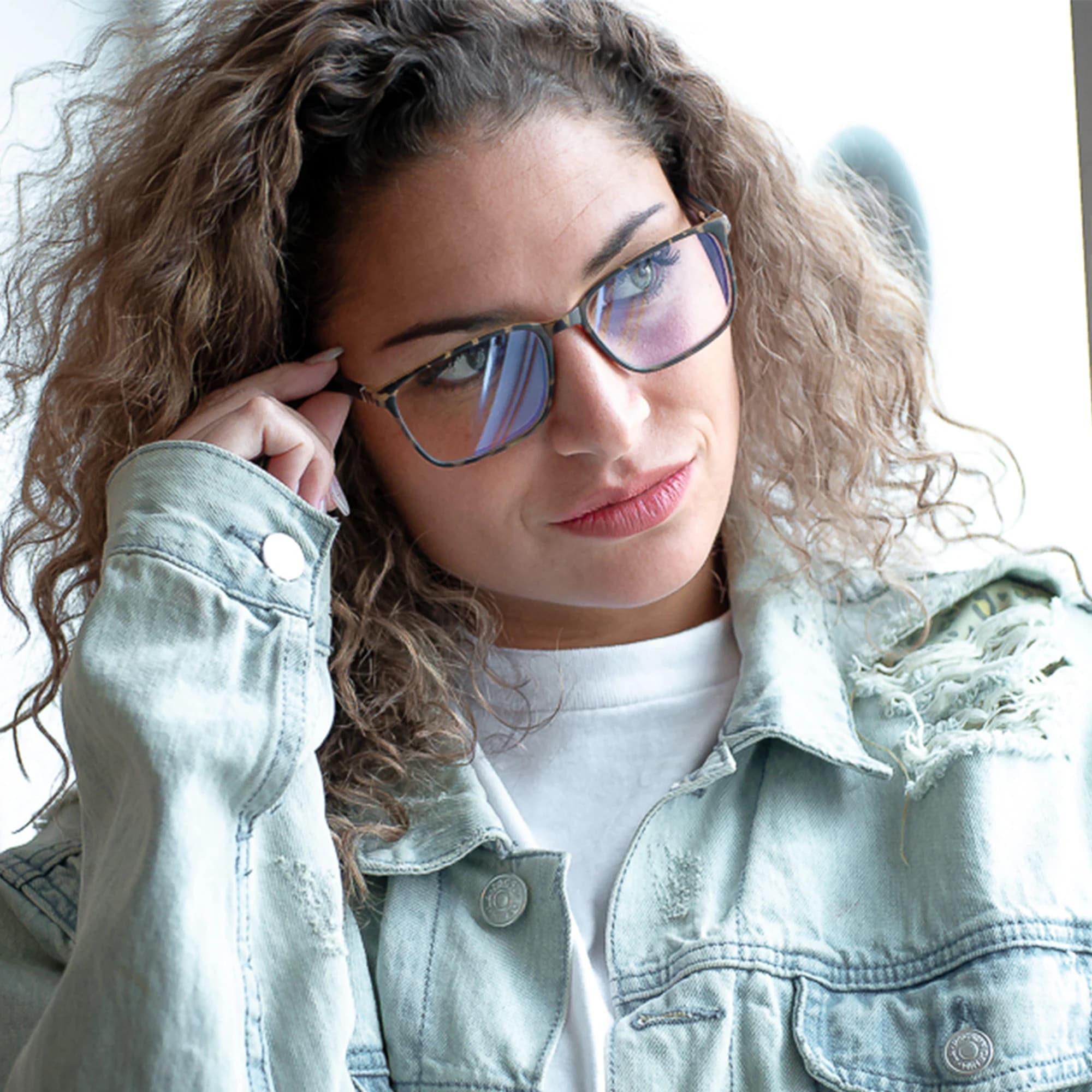 ZENOTTIC 2026 Lunettes de protection anti-lumière bleue tendance pour hommes, monture optique carrée
