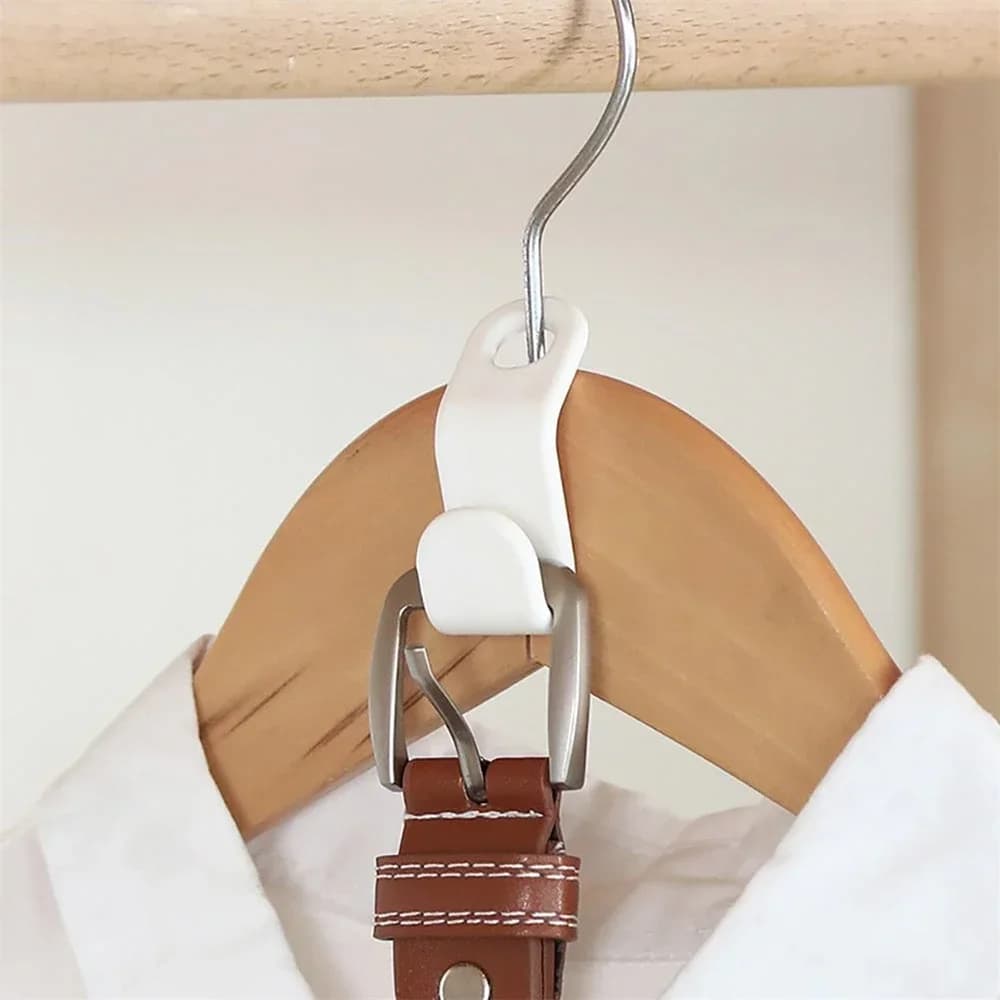Mini cintre pour connecteur de garde-robe, gain d'espace de garde-robe, crochet en cascade, organisa