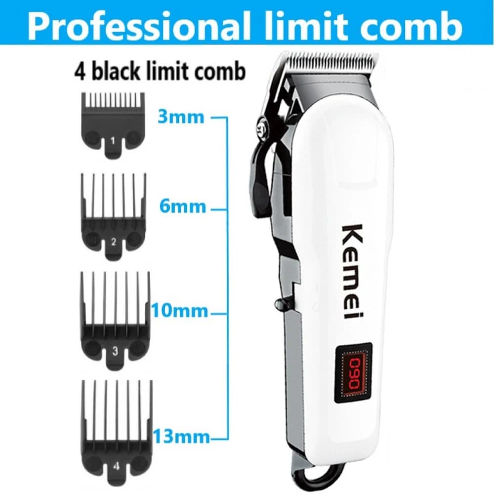 Tondeuse à cheveux électrique pour hommes, coupe de cheveux, sans fil, professionnelle, Rechargeable