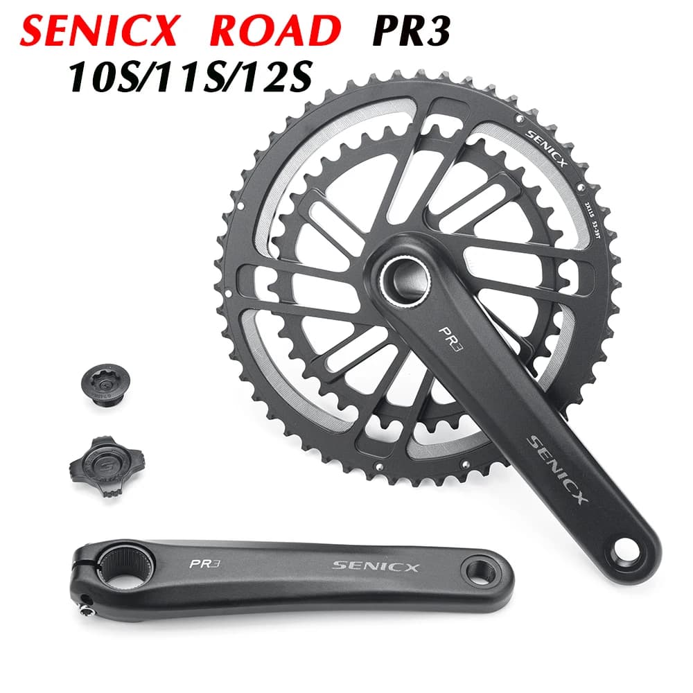 SENICX vélo de route 2x1 0/11/12 vitesses manivelle plateau roue 50-34T 53-39T 36-52T 30-46T Double 