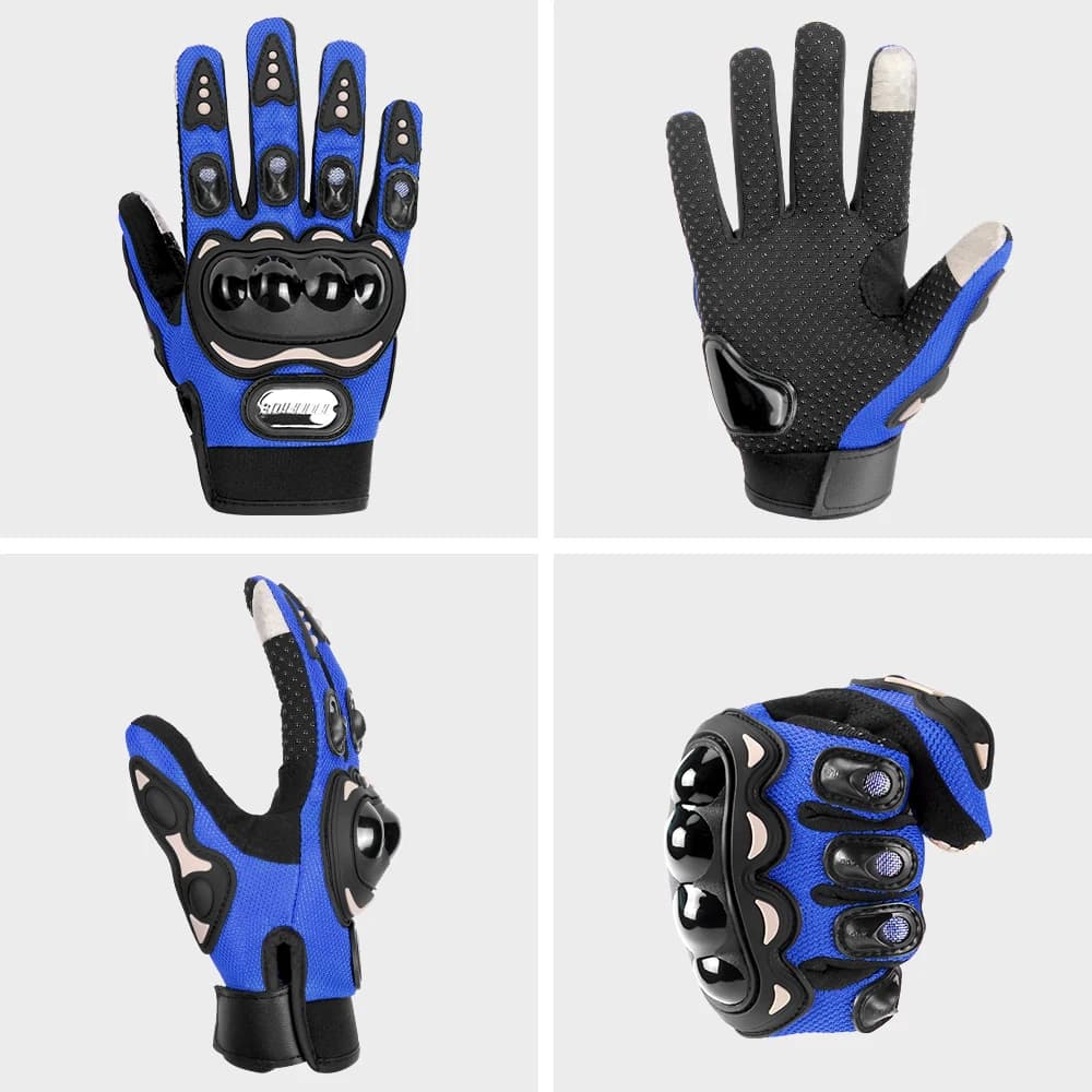 Gants de Moto été équitation gants respirants jointures dures écran tactile gants de Moto gants tact