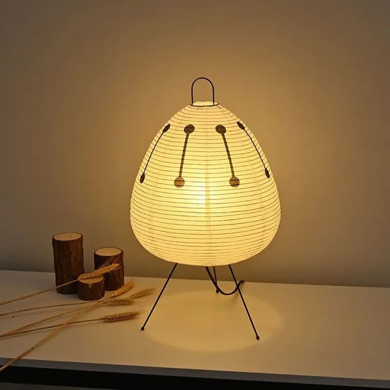 LED lampe de Table moderne minimaliste main berceau Xuan papier pour salon étude chambre hôtel intér