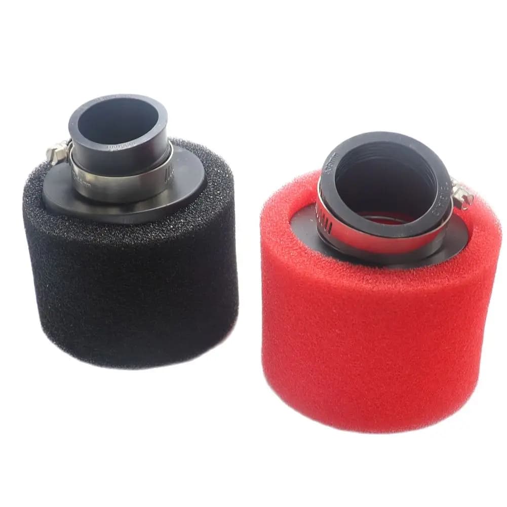 Filtre à Air en mousse noir et rouge, 35mm 38mm 42mm 45mm 48mm 50mm 60mm, éponge nettoyante pour cyc