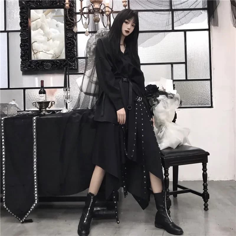 Jupe Steampunk gothique vintage victorienne pour femmes, jupe de fête pouvez-vous psy Hiphelicopter 