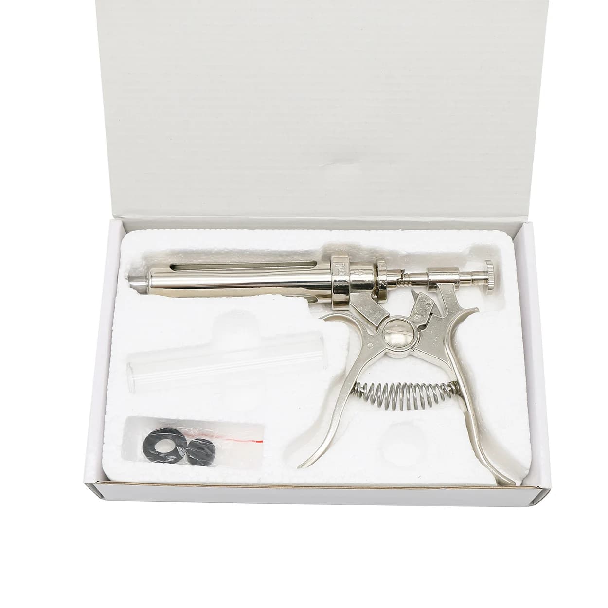 Revolver de seringue d'injection continue d'animal vétérinaire 10/20/50ml pistolet de vaccination au
