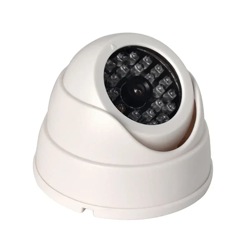Fausse caméra de sécurité clignotante lumière LED rouge extérieure intérieure Surveillance à domicil