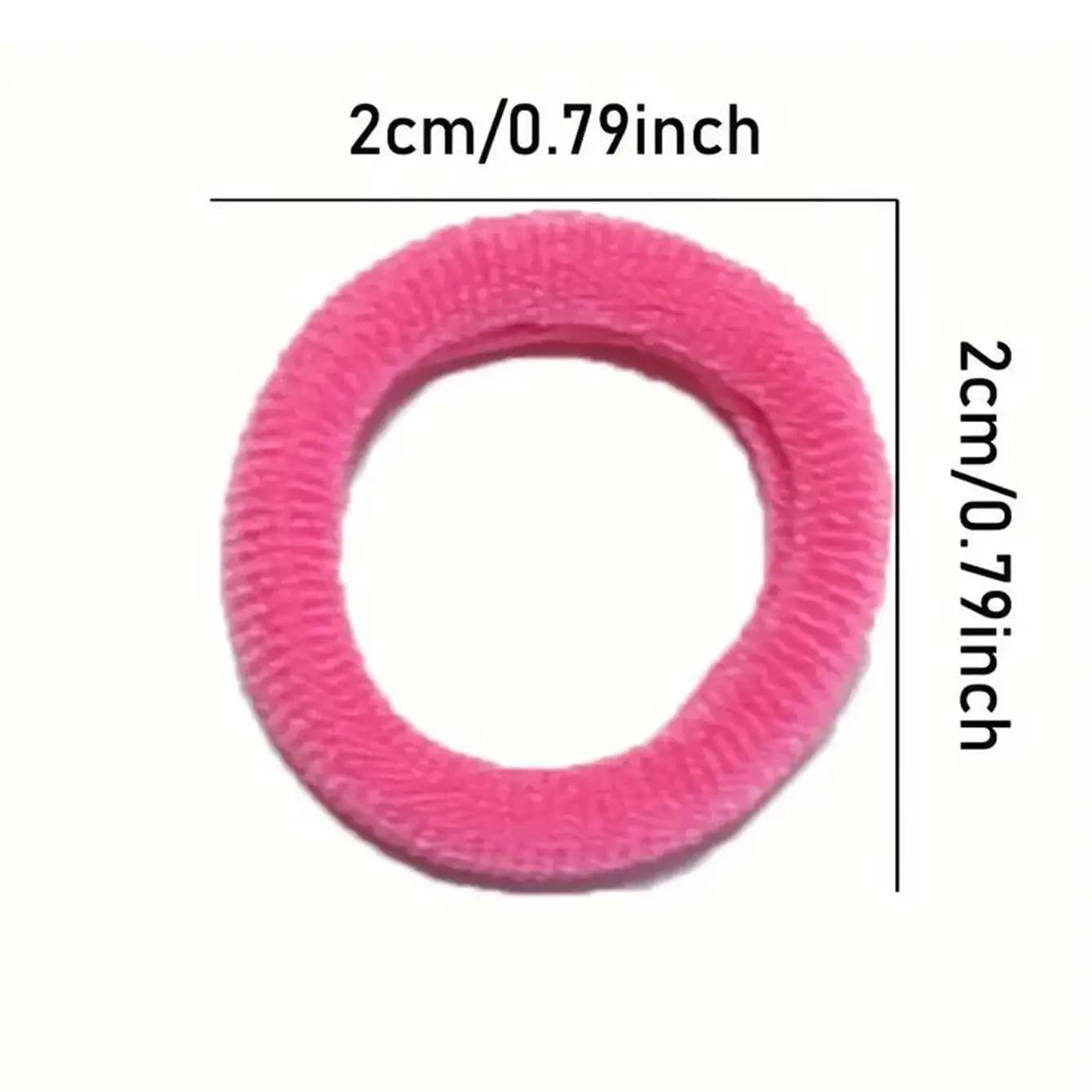 100/300/500 pièces filles bandes de cheveux élastiques colorées queue de cheval tenir cheveux cravat