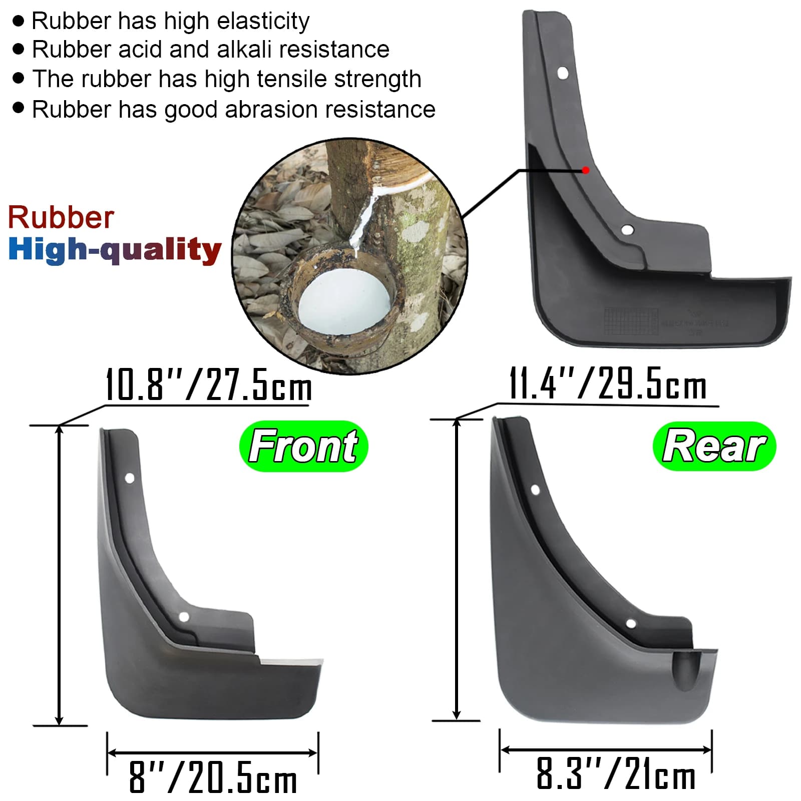 4x/ensemble garde-boue de voiture moulé garde-boue pour Kia Seltos SP2 2019 2020 2024 garde-boue gar