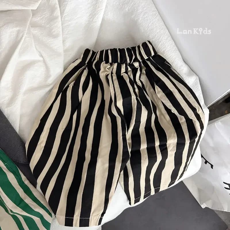 Short doux et respirant pour bébés garçons et filles, pantalon rayé décontracté pour enfants, longue