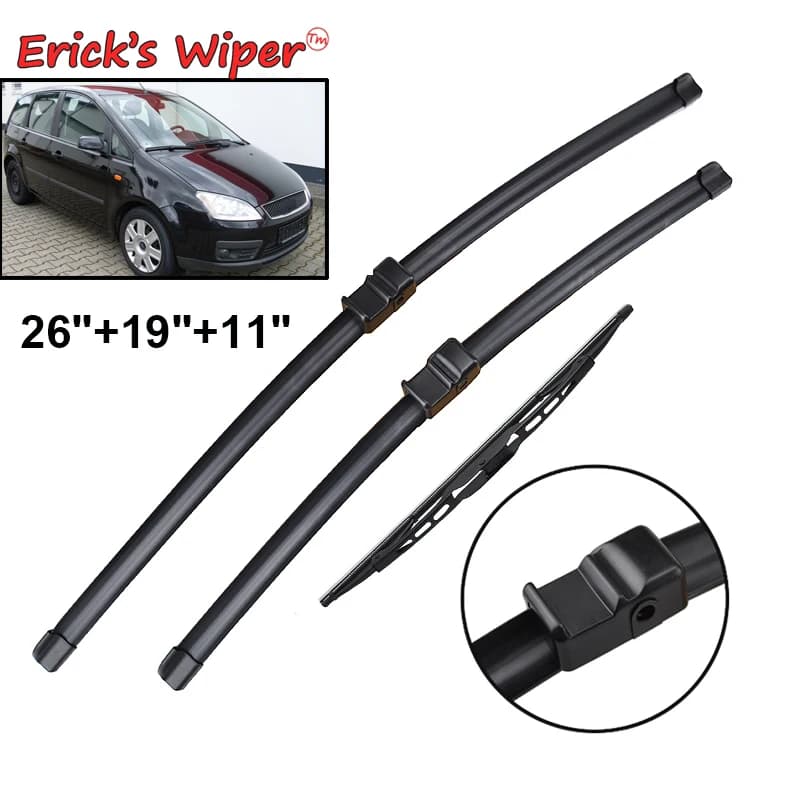 Erick's – balais d'essuie-glace avant et arrière, pour Ford c-max MK1 2003 – 2010, pare-brise, fenêt