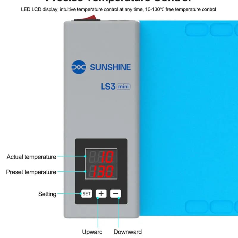 Stalshine-Mini dissolvant d'écran LCD LS3, coussin de séparation de scène chauffante pour téléphone,