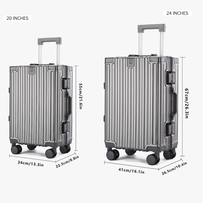 Valise pour homme 2026 Nouvelle valise à roulettes grande capacité, robuste et durable, avec fermetu