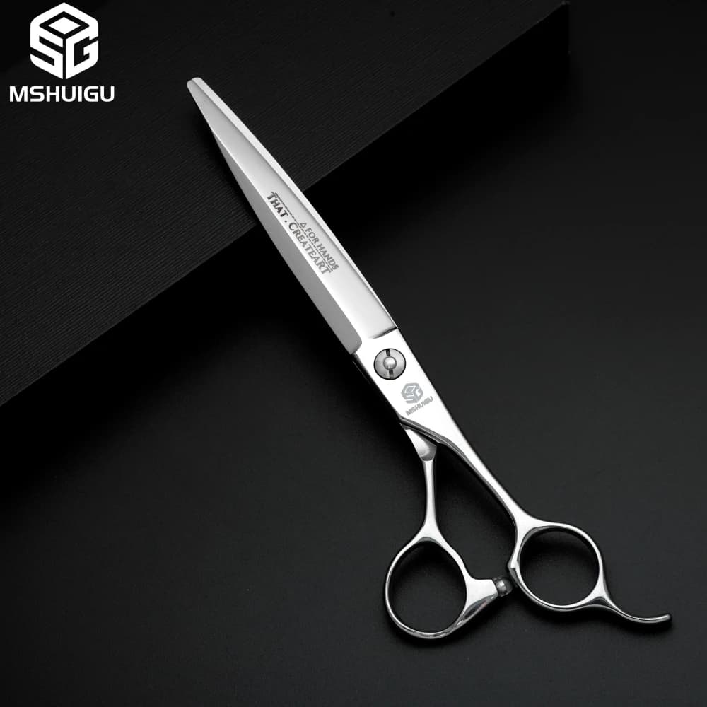 MSHUIGU ciseaux de coiffeur professionnels cisailles complètes multifonctions adaptées aux cheveux l