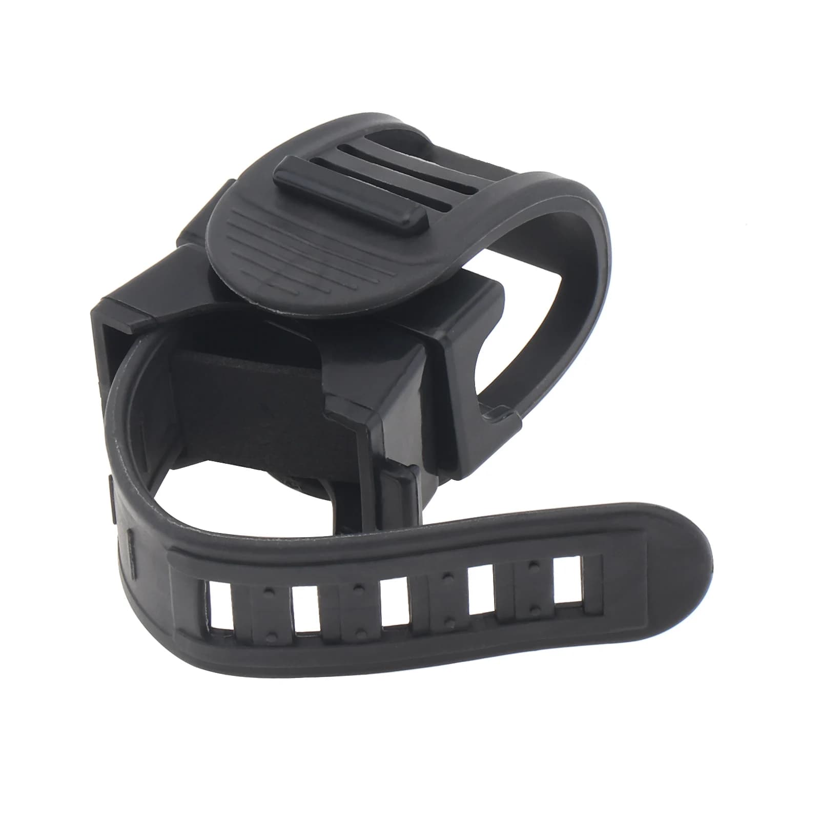 Support universel de lampe de poche pour vélo, sangles en caoutchouc réglables résistantes à 360, la