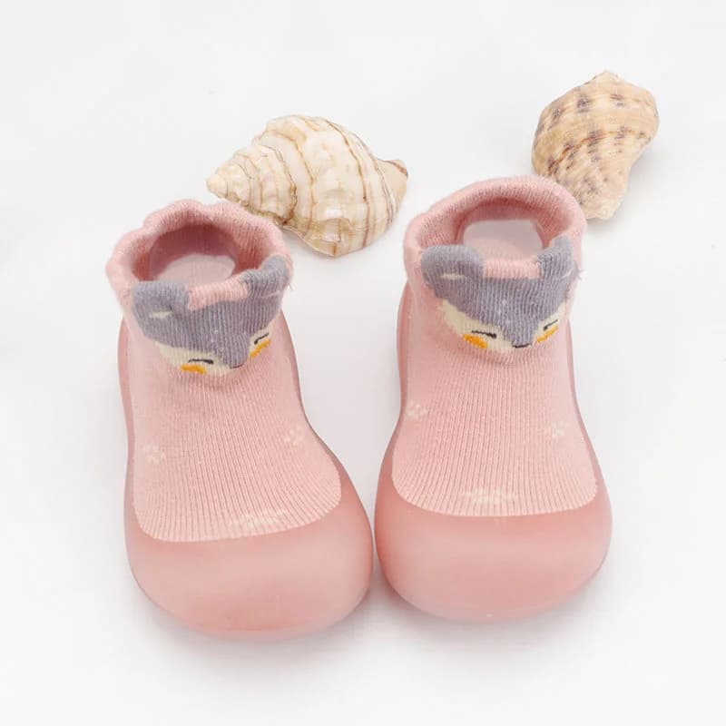 Chaussettes pour bébés, chaussures pour enfants en bas âge, premiers pas, motif de dessin animé, sem