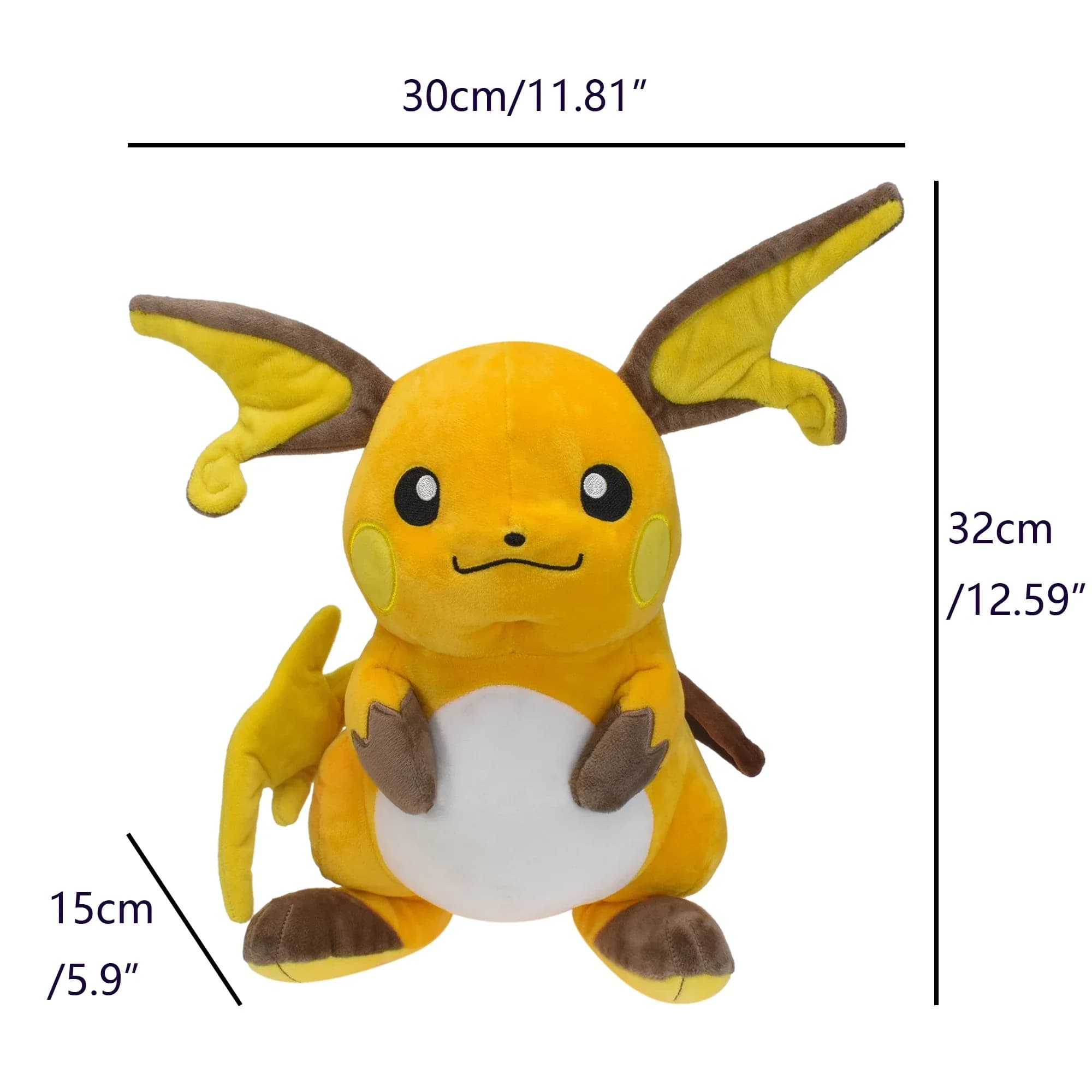 Peluche Pikachu Pichu évolution Raichu Peluche poupée en Peluche décoration cadeau de noël pour enfa
