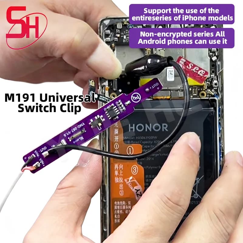 Clip universel Lanrui M191 pour alimentation, détection de fuite de courant en 2 modes pour la répar