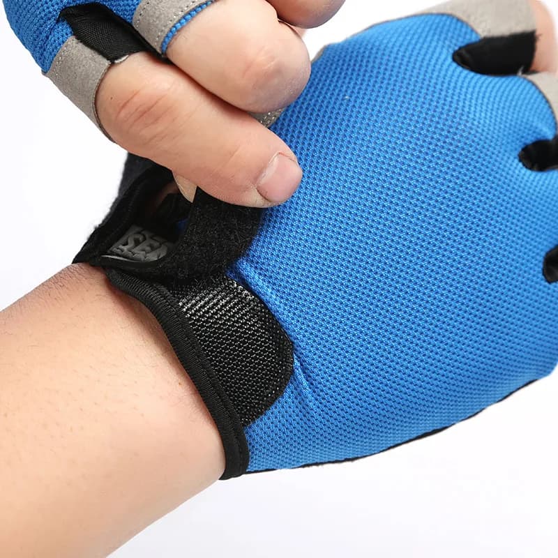 Gants de sport coordonnants et respirants pour homme et femme, accessoire d'entraînement sans doigts