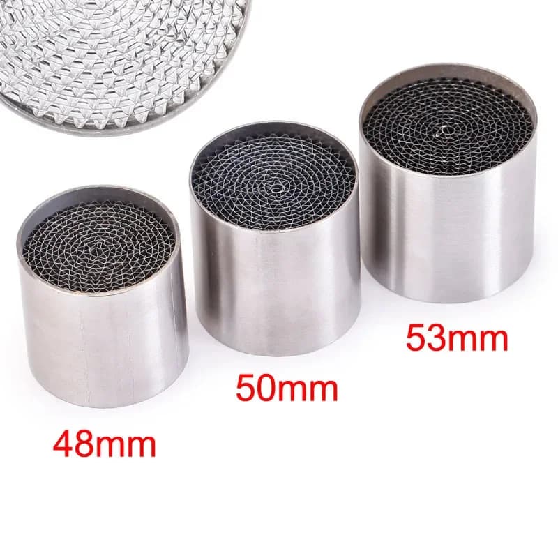 Échappement universel pour moto 48mm 50mm 53mm, nid d'abeille DB Killer, réduit le bruit, couple éle