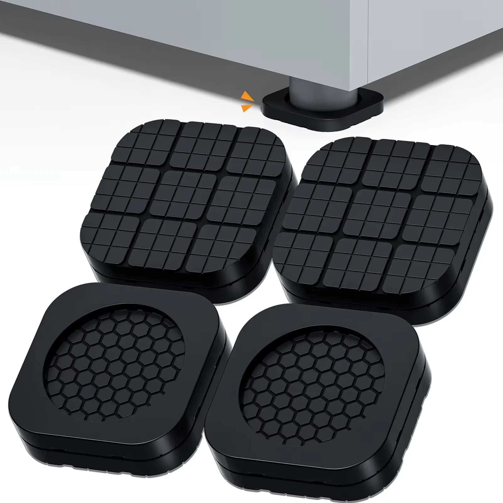 Coussinets de pieds Anti-Vibration, tapis en caoutchouc, antidérapant, silencieux, universel, Suppor