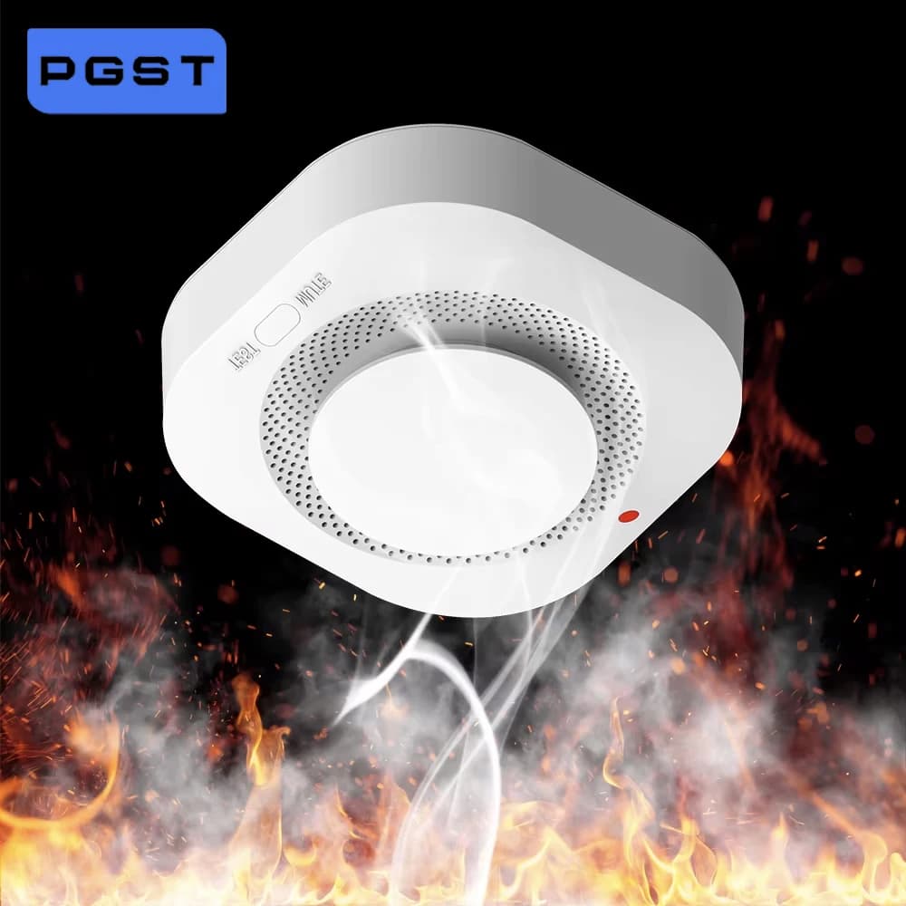 PGST – détecteur de fumée indépendant, système d'alarme incendie pour la sécurité du bureau et de la