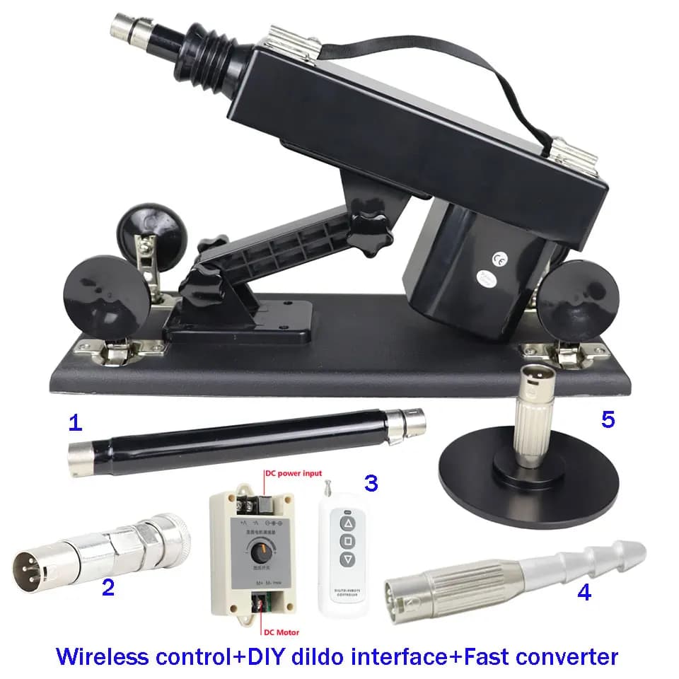 Machine Sexuelle Filaire/Sans Fil pour Femme, Pistolet à Pompe existent, 3XLR, pour Adultes, avec Gr