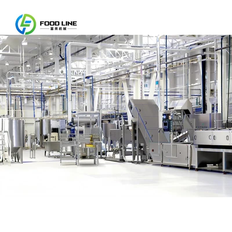 Ligne de production de purée de pommes personnalisée, 200, 500, 1000 kg par heure, équipement de lav
