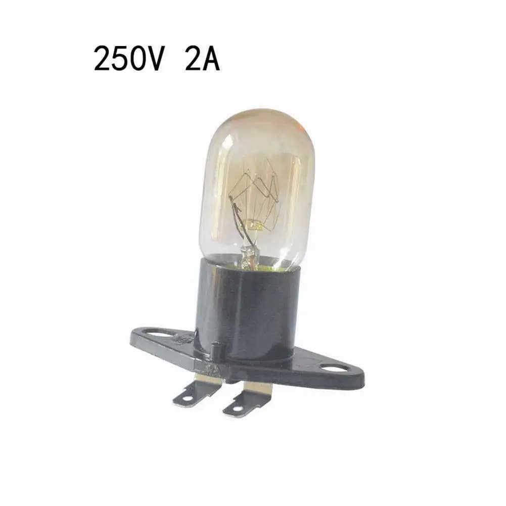 Ampoule pour four à micro-ondes 2A 250V 25W, éclairage de réfrigérateur, conception de Base avec sup