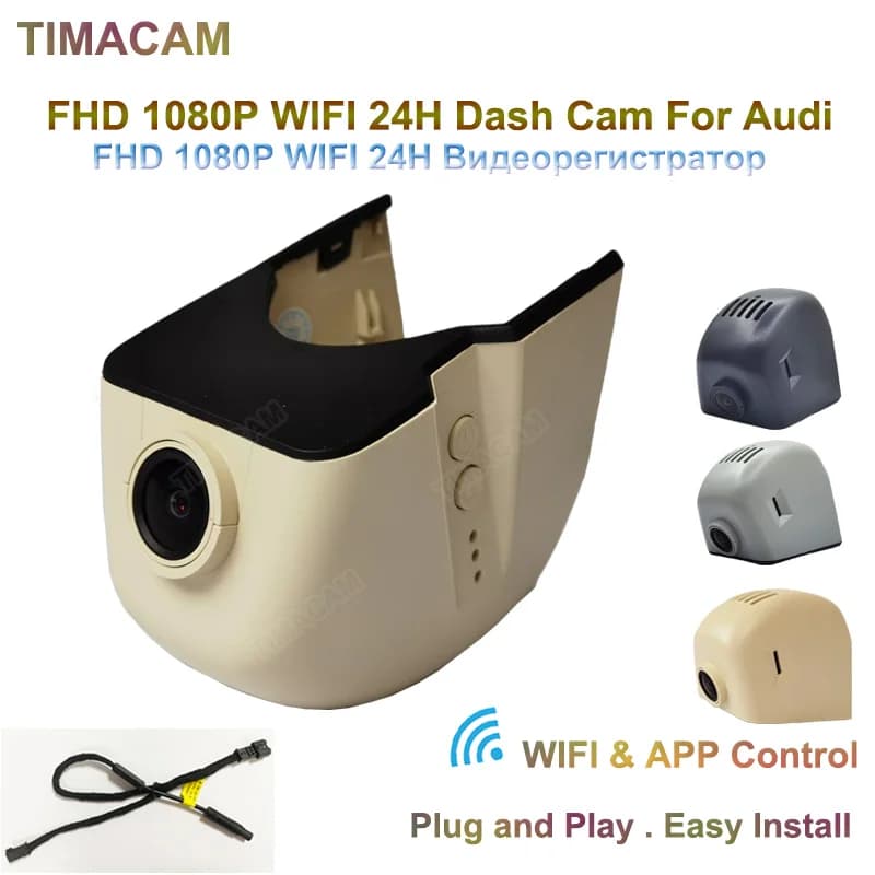 Nouveau FHD Wifi voiture DVR Dash Cam caméra pour Audi a4 b8 b9 a3 8v 8p a5 a6 c7 a7 q5 q7 q3 q8 q2 