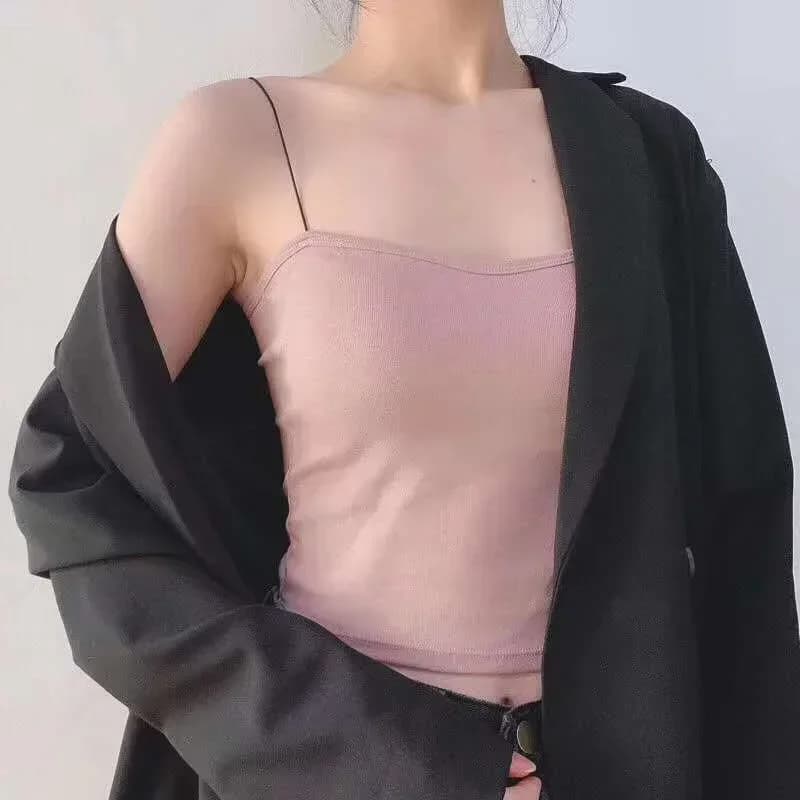 Bustier en fibre de coton émaillé pour femme, soutien-gorge doux, élastique, lavable, résistant à l'