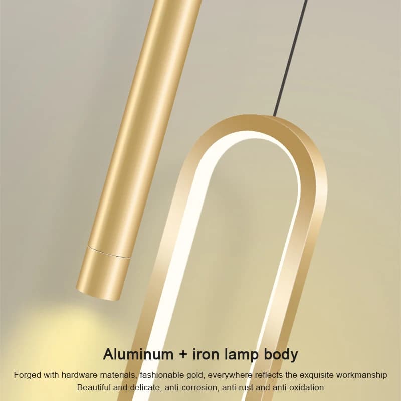 Lampe LED suspendue au design nordique moderne, éclairage d'intérieur, luminaire décoratif d'intérie