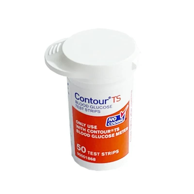 Contour TS-Glucomètre, test de glycémie, papier, 50/100, test de lès grossier gratuit, 100 + 100 aig