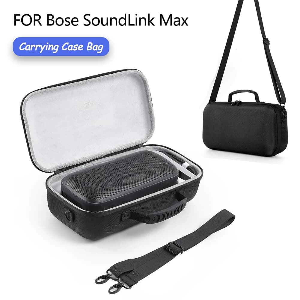 Étui de transport pour haut-parleur Portable Bose SoundLink Max, grand étui de voyage étanche avec b