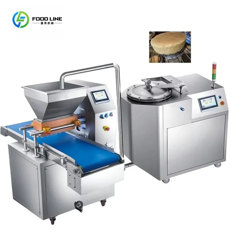 Grande Machine commerciale de Production de crème, mélangeur de gâteaux pour une boulangerie, ligne 
