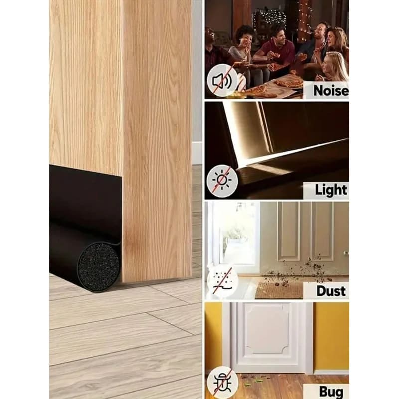 Bande d'étanchéité pour porte simple, 1 pièce, isolation phonique et anti-poussière pour chambre de 