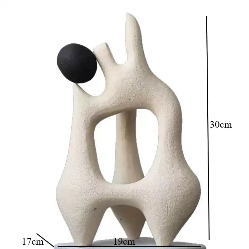 Feuille de Ginkgo résine ornement géométrique Art Sculpture bureau Statue modèle accessoires pour la