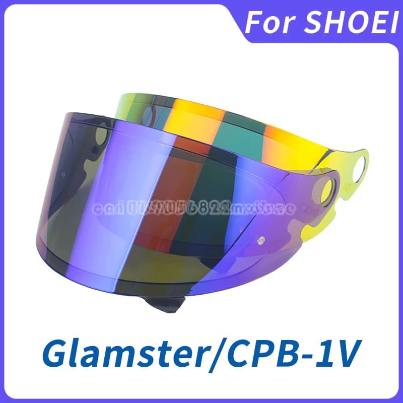 Glamster Casque CPB-1V Visière Moto Lentille Rétro Casque Visière Lentille Casque Accessoires pour S