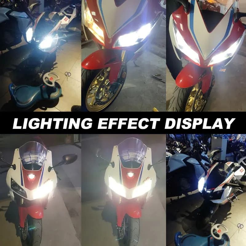 Ampoules LED CSP pour moto, lumière blanche brillante pour sauna, 60W, H7, 6000K, BMW S1000rr 09-18