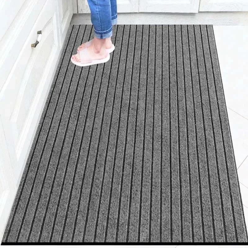 Tapis de cuisine antidérapant absorbant l'eau, tapis de pied pour couloir, tapis de sol rayé, tapis 